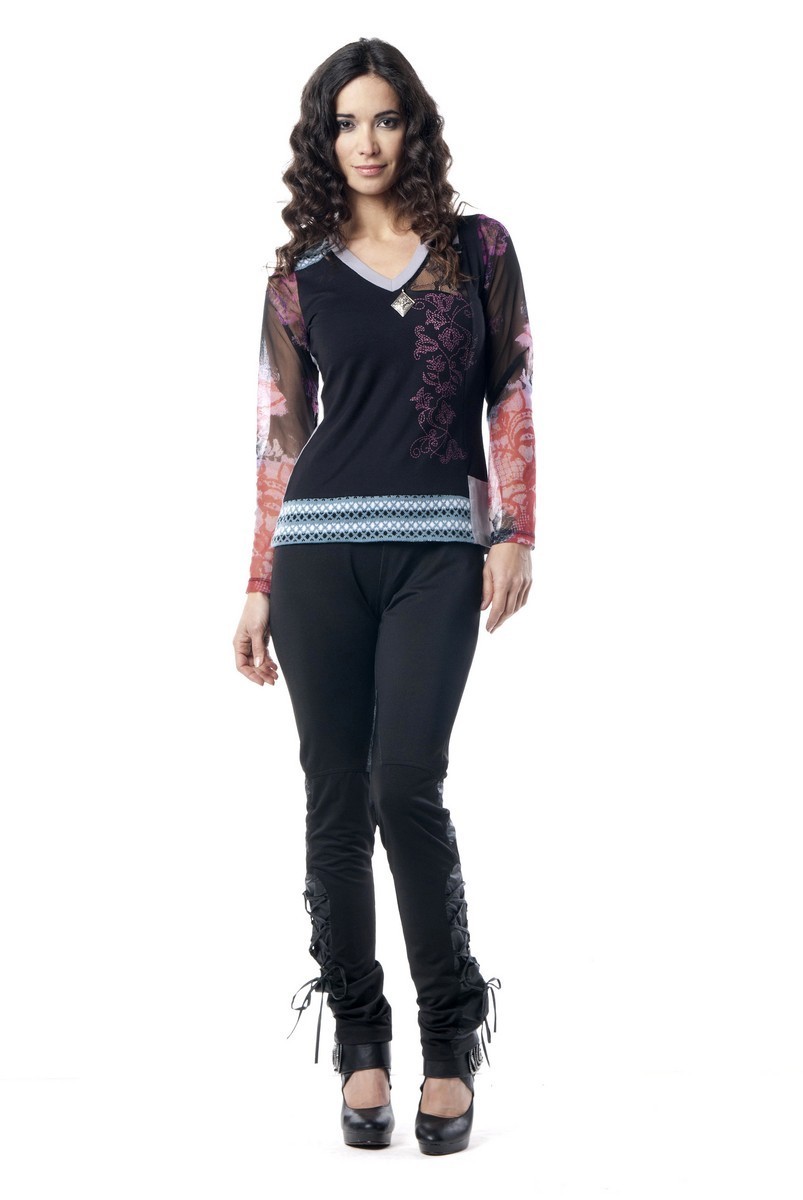 Les Fees Du Vent Couture: Lacery on Chiffon Top SOLD OUT
