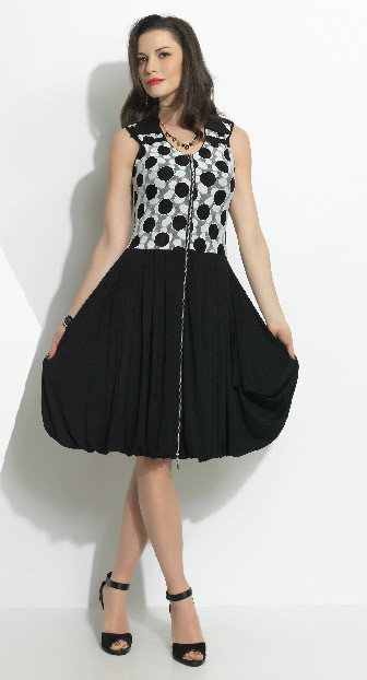 Dzhavael Couture: Black &amp; White Daisy Princess Dress SOLD OUT