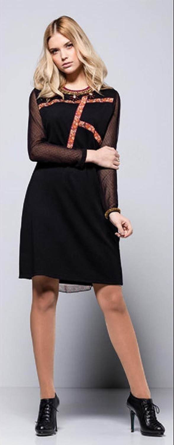Maloka: La Boheme Jacquard Patched Dress SOLD OUT