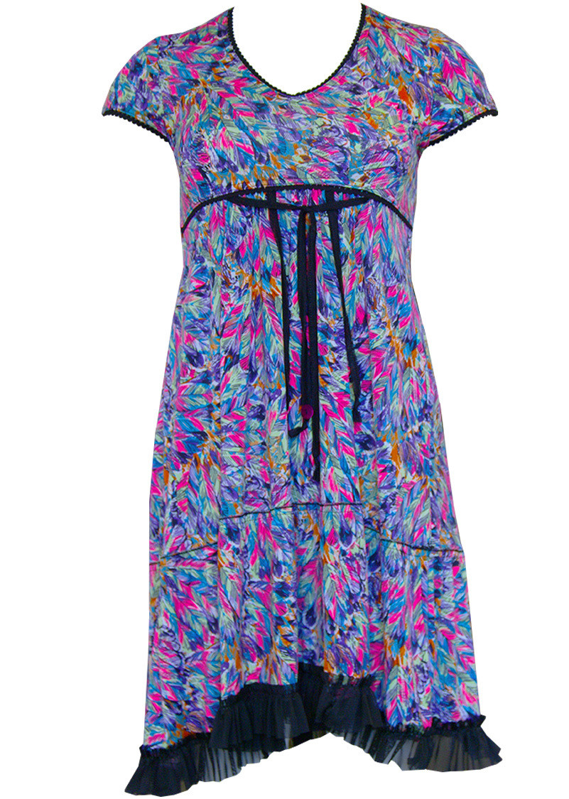 Double Jeu Paris: Darling Blue Daisy Sundress (In Blue &amp; Pink) SOLD OUT