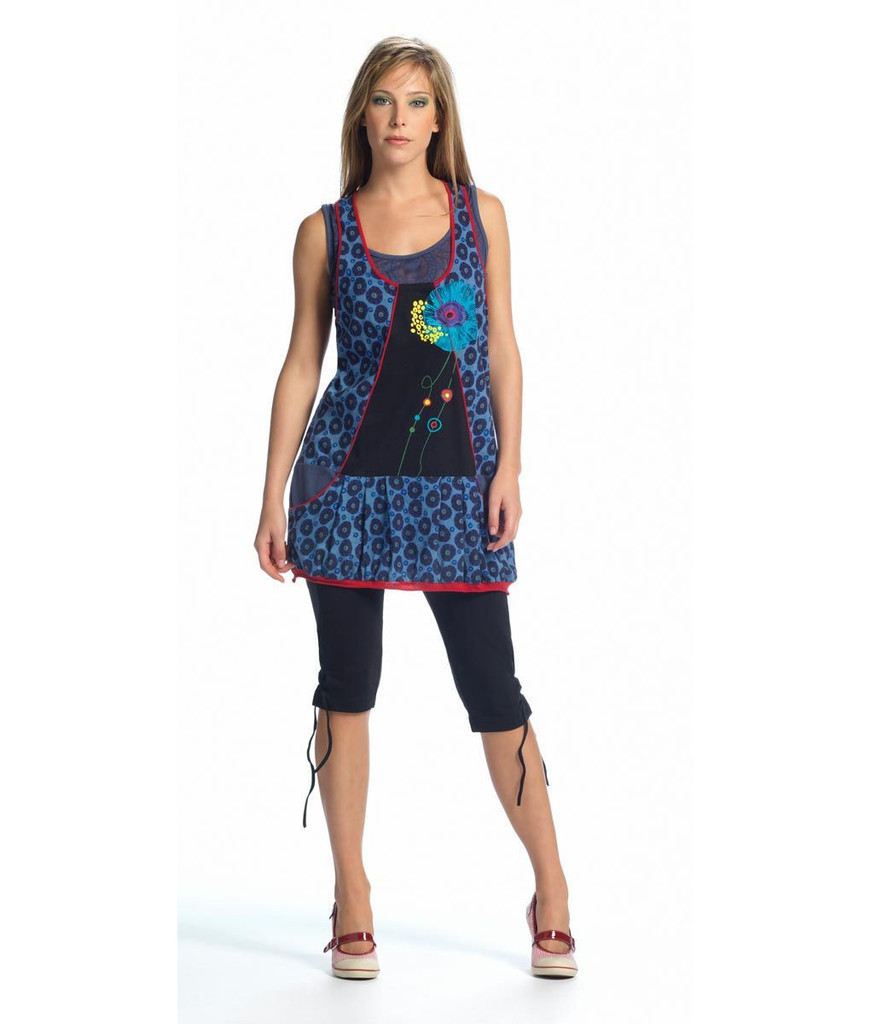 Coline USA: Sapphire Blue Pocket Tunic SOLD OUT