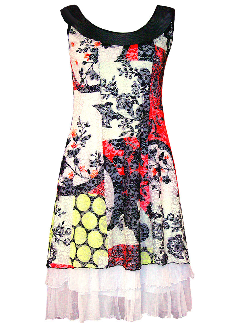 Double Jeu Paris: Garden Of Lace Coral Sundress SOLD OUT