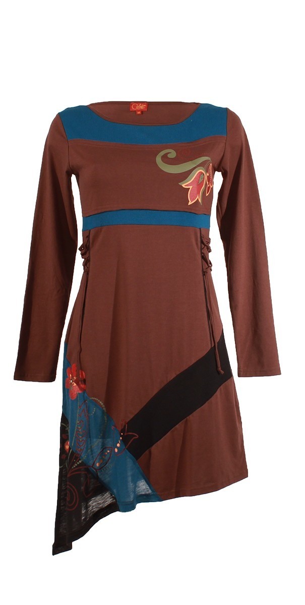 Coline USA: Asymmetrical Chocolate Dress Low Quantity!
