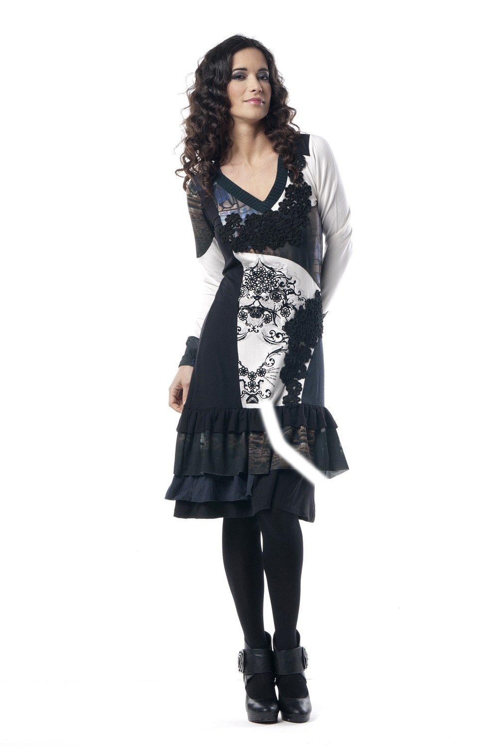 Les Fees Du Vent Couture: Frills Of Notre Dame Dress