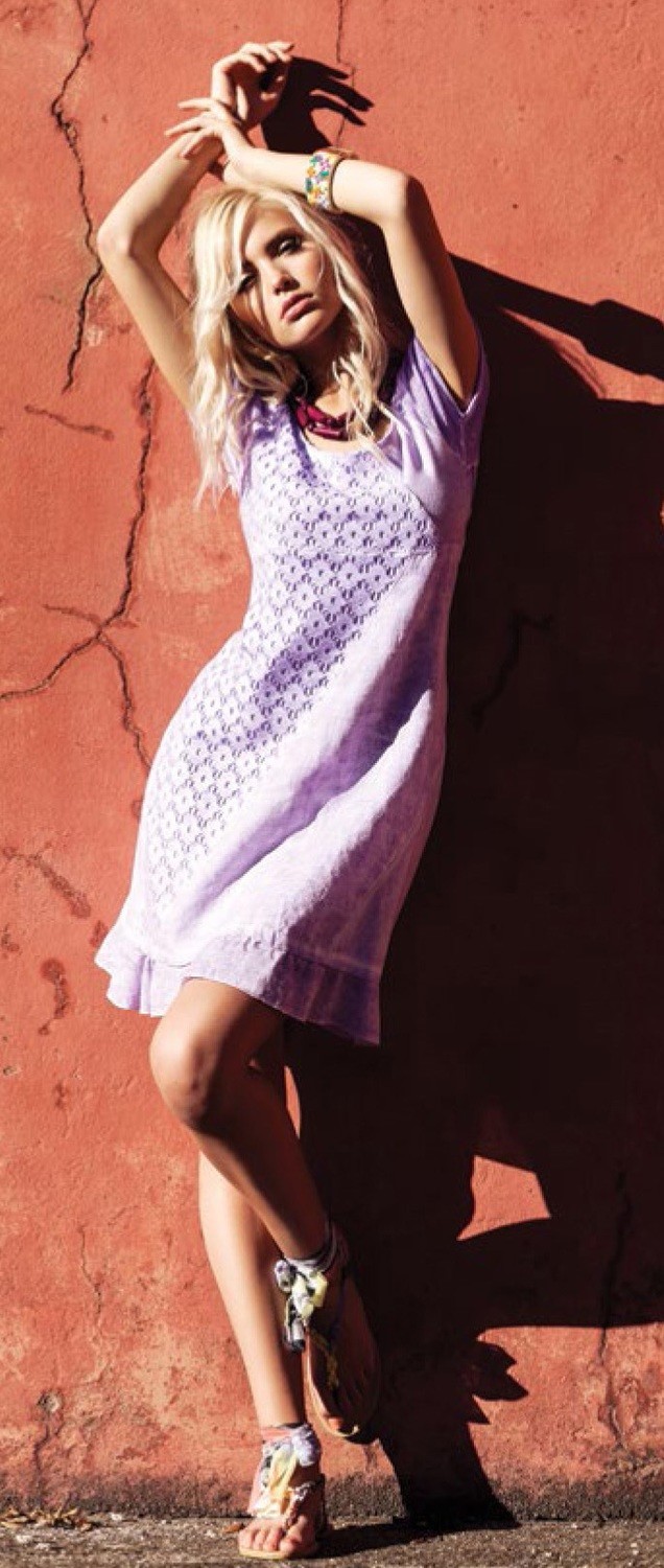 Maloka: Lusting Lilac Daisy Sundress (Cotton &amp; Linen Blend, Only Frosted Olive Few Left!)