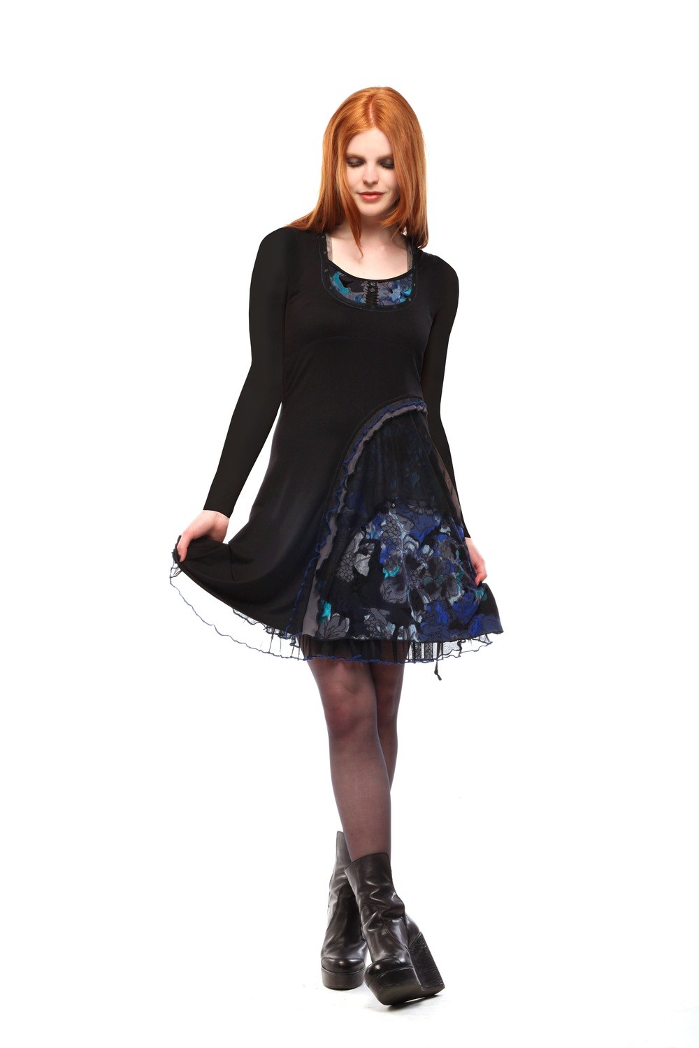 Double Jeu Paris: &#39;Violets Are Blue&#39; Bouquet Dress SOLD OUT