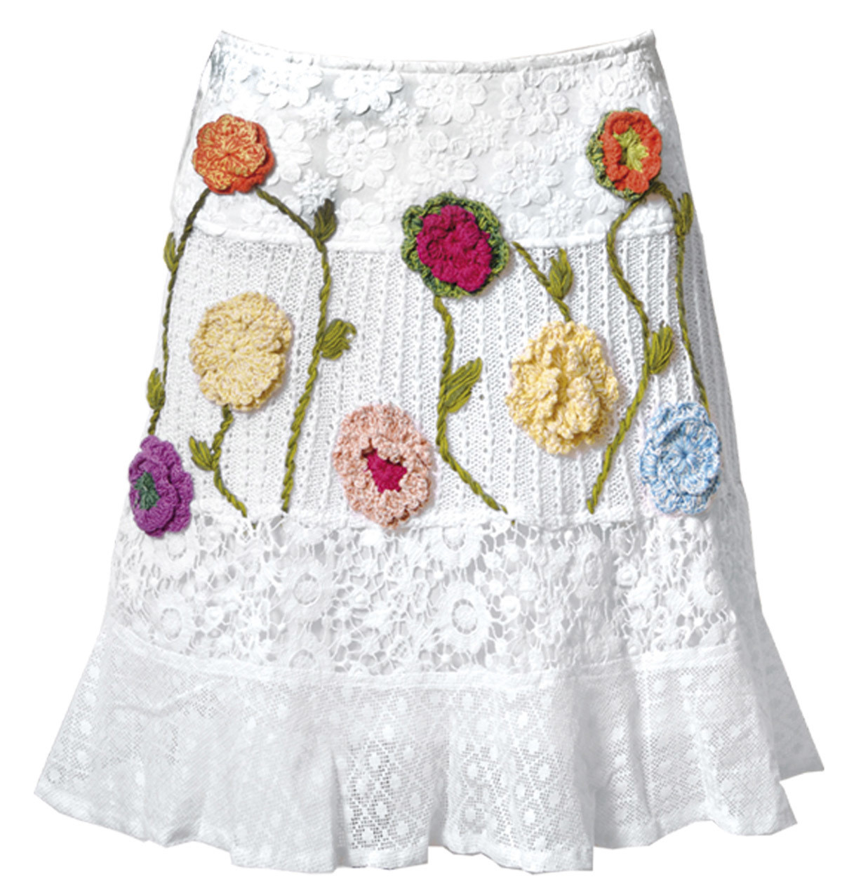 Savage Culture: Crocheted Garden Malena Skirt
