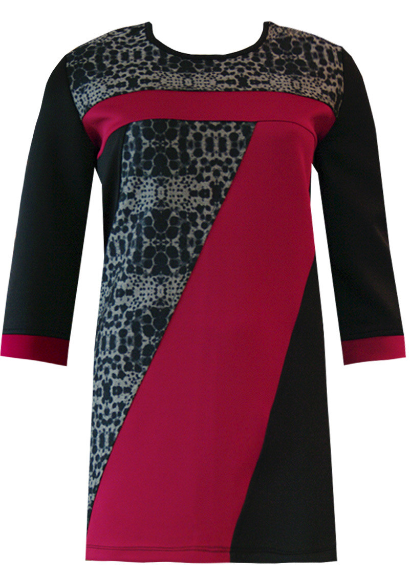 Double Jeu Paris: Rouge Leopard Tunic/Mini Dress SOLD OUT
