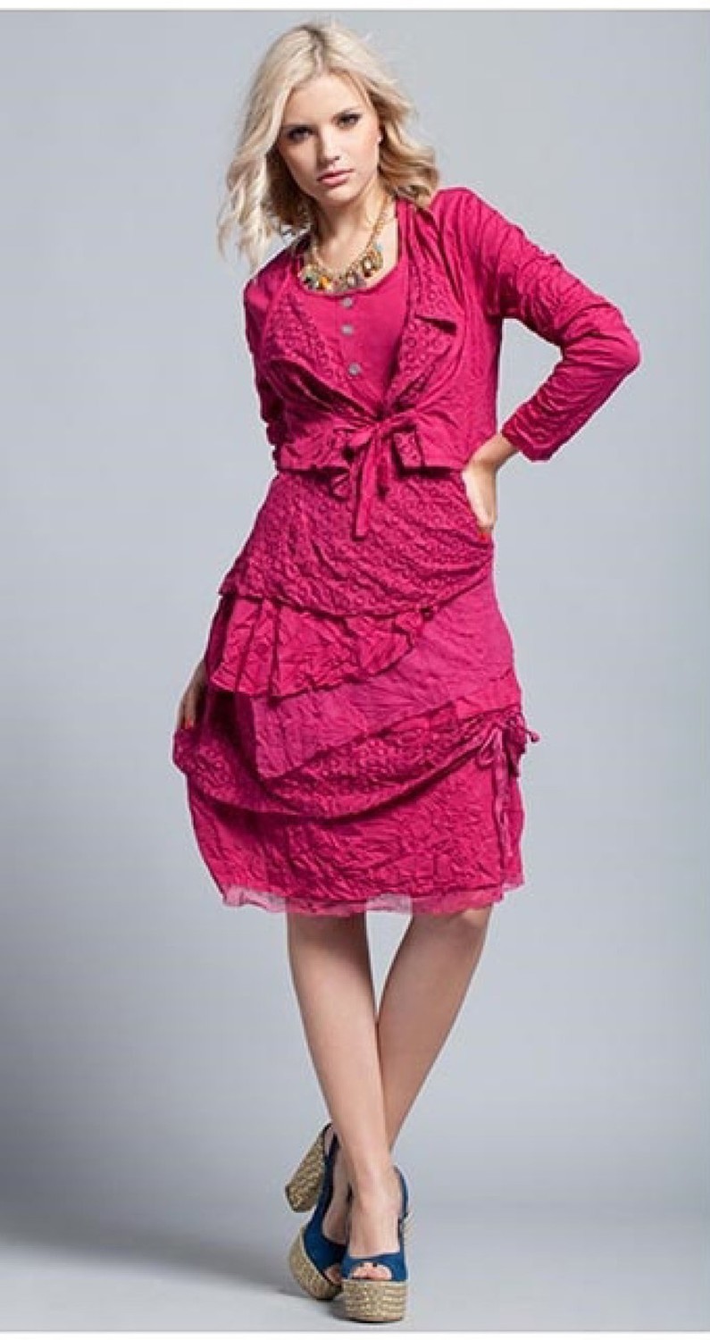 Maloka: Crinkled Cotton Bow Tied Skirt SOLD OUT