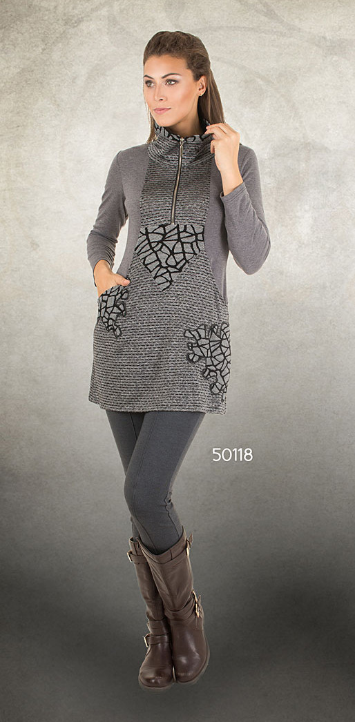 Dzhavael Couture: Platinum Pocket Tunic SOLD OUT