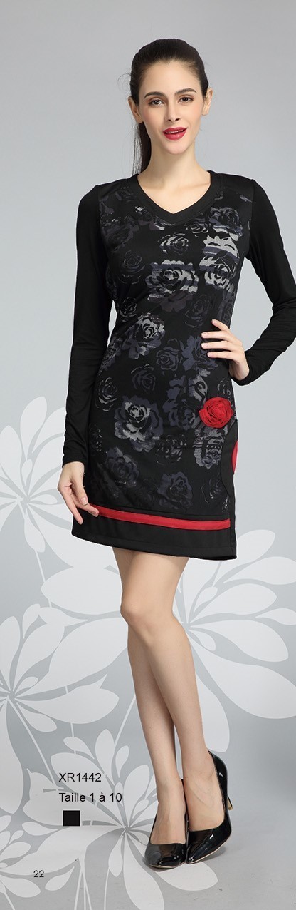 L33 Paris: Rosette Gloss Dress/Tunic