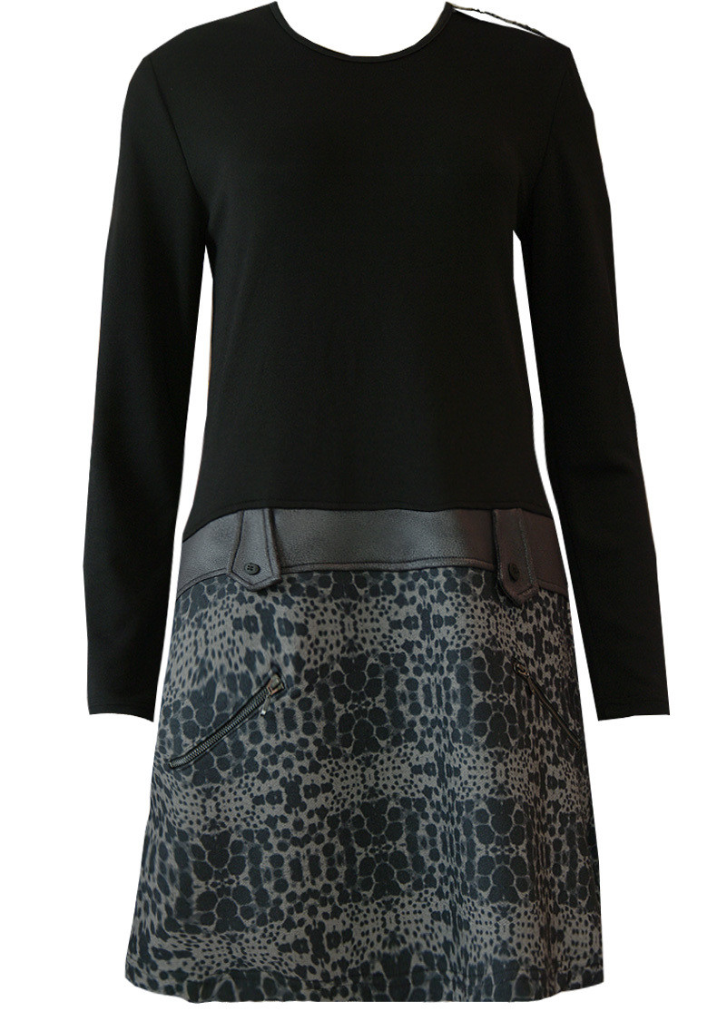 Double Jeu Paris: Smoking Grey Leopard Dress