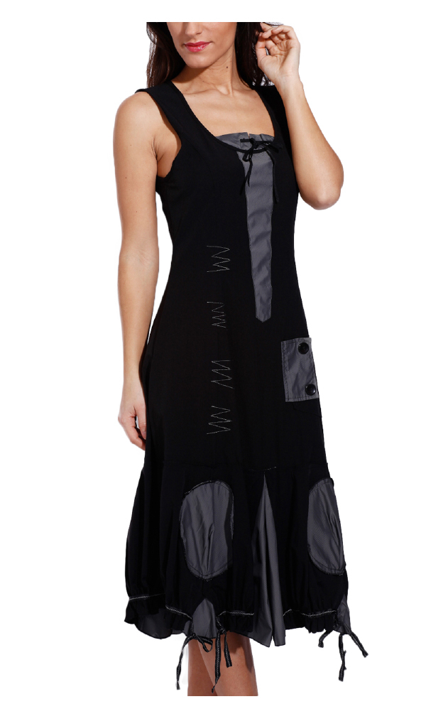 L33 Paris: Asymmetrically Tied Hem Long Sundress (2 Left!)