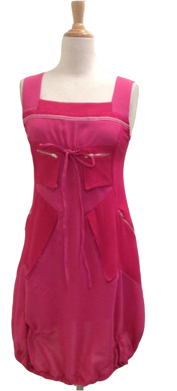 L33 Paris: Crushed Rose Petal Dress (In: Rose & Blue Rose)