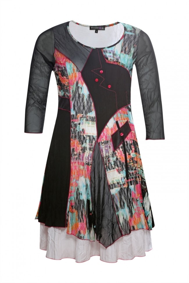 ME Paris: Sexy Sketch Fuschia Dress SOLD OUT