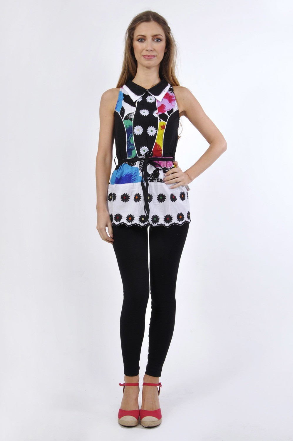 Savage Culture: Fireworks Of Daisies Tunic Uma