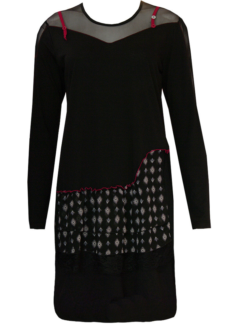 Double Jeu Paris: Classique Black Firecracker Dress/Tunic SOLD OUT