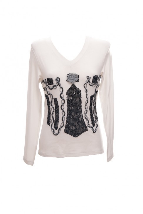 Les Fees Du Vent Couture: Sexy Bondage &amp; Lace Top SOLD OUT