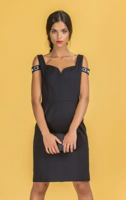 Paul Brial: Sweetheart Bodice Cut Out Shoulder Sexy Vixen Dress