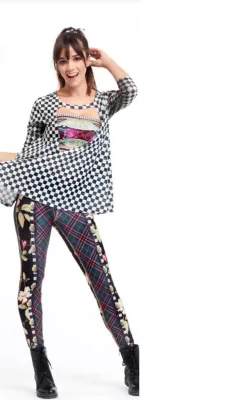 IPNG: Antique Jewels Ribboned Cherry Rose Illusion Legging (Some Ship Immed!)