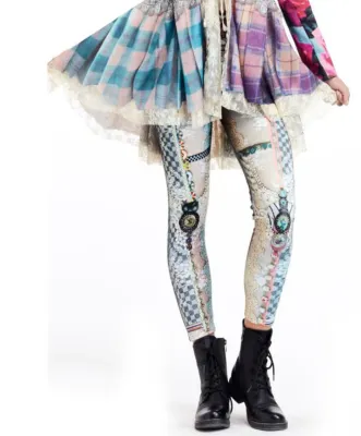 IPNG: Jeweled Ribboned Garter Belt Illusion Legging