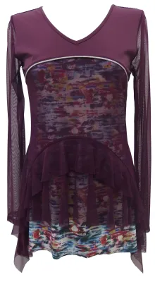 Maloka: Asymmetrical Diamond &amp; Princess Lace Tunic