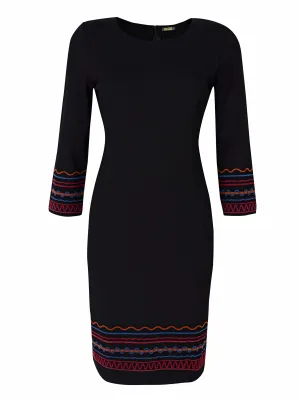 Dolcezza: Casablanca Rhythm Midi Back Zip Dress