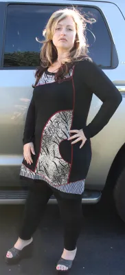Dzhavael Couture Sweater Dress