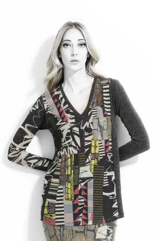 Volt Design: Pink Mocha Strip Tunic Blabla