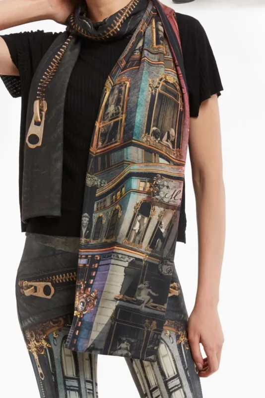 IPNG: Biker Chic Let It Snow Illusion Scarf