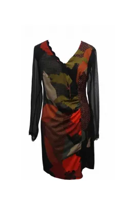 Maloka: My Favorite Flower Ruched Dress