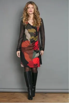 Maloka: My Favorite Flower Ruched Dress