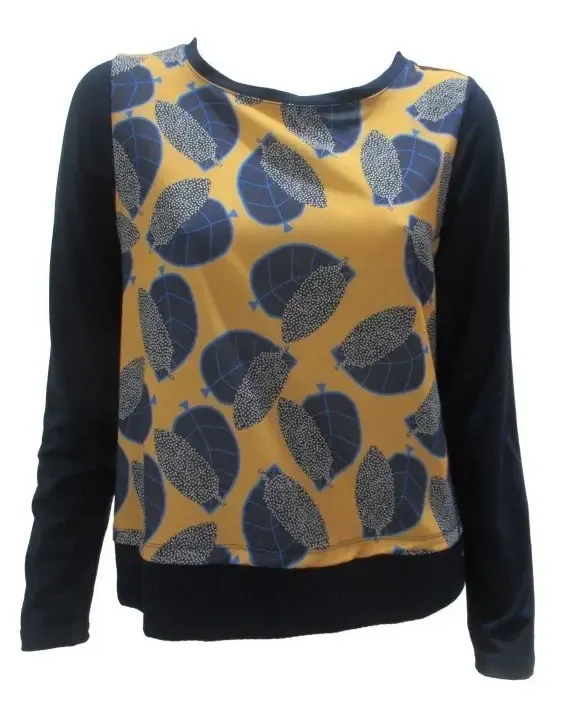 Maloka: Limoncello Petal Mixed Media Tunic (2 Left!)