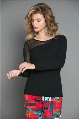 Maloka: Elegant Asymmetrical Sleeve Top (1 Left!)