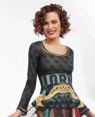 IPNG: Black Emerald Furniture Gossips Crop Top