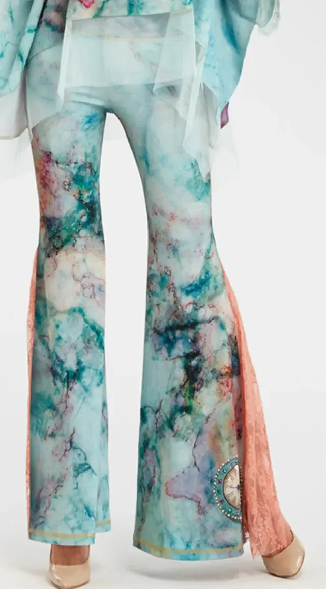 IPNG: Inna Me Rose Reflection Illusion Comfort Pants