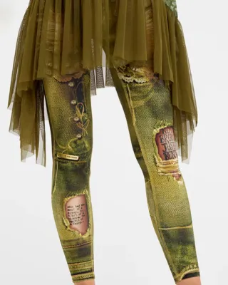 IPNG: Not Broke, Just Bent Denim Fairytale Illusion Leggings