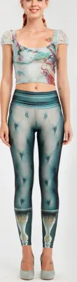 IPNG: Inna Me Rose Reflection Illusion Legging