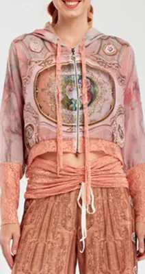 IPNG: Inna Me Rose Reflection Illusion Hoodie