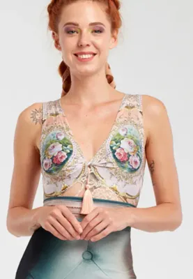 IPNG: Inna Me Rose Bouquet Decolletage Illusion Top
