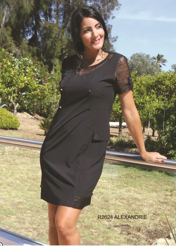 S'Quise Paris: Little Black Pocket Dress (2 Left!)