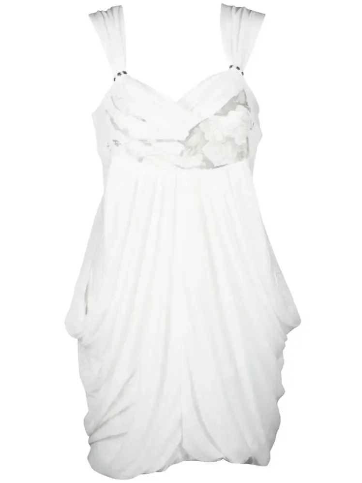 Angels Never Die Optic White Linen Dress SOLD OUT