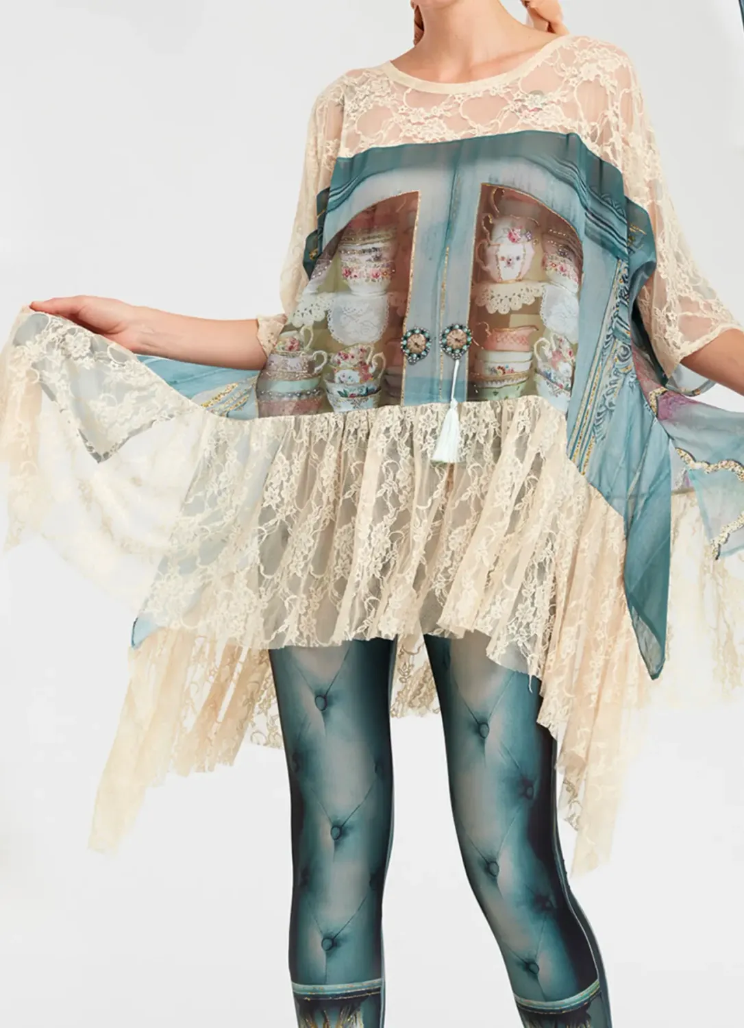 IPNG: Inna Me Royal Rose Cupboard Illusion Tunic