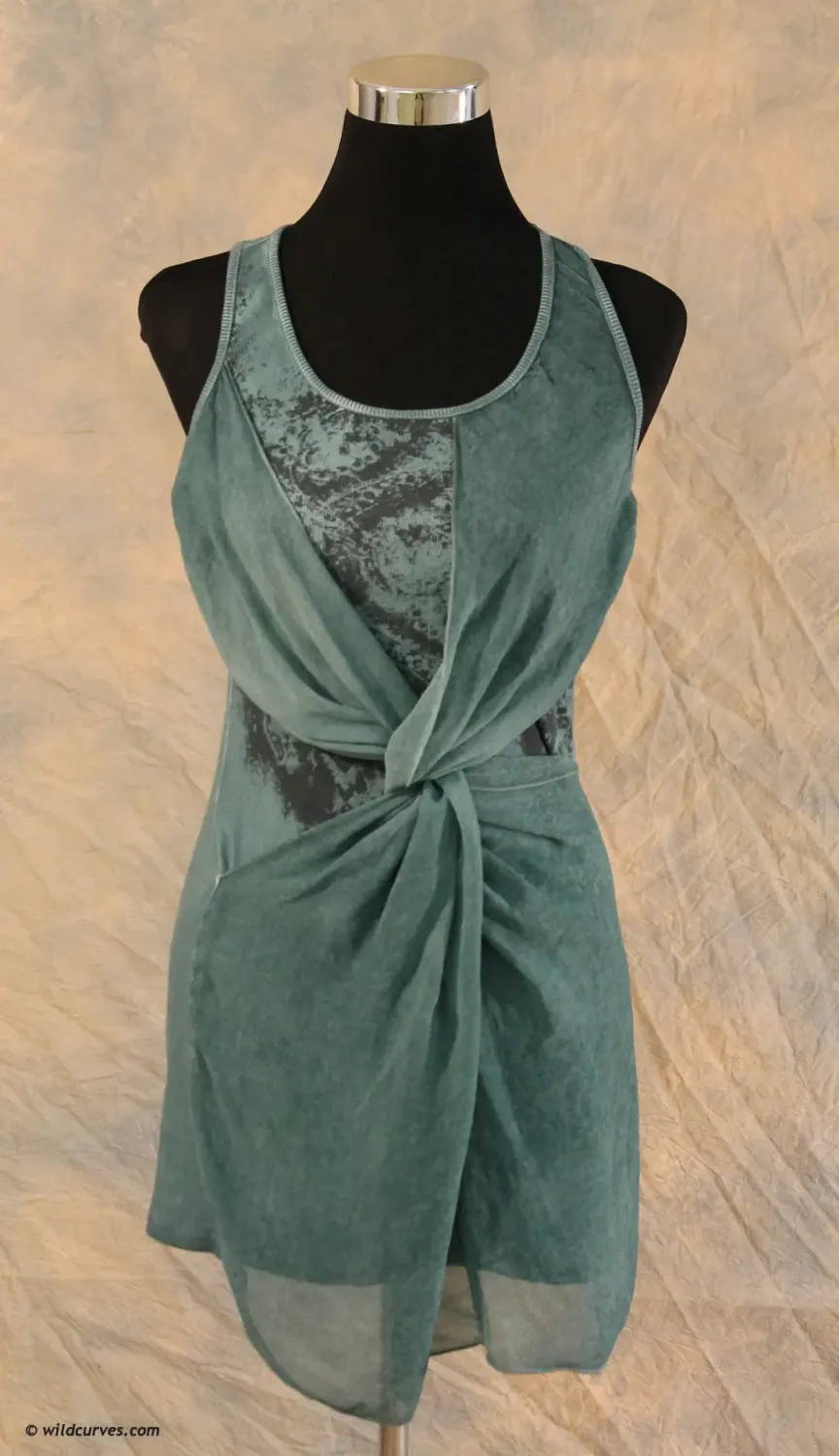 Angels Never Die Chiffon Overlay Tunic