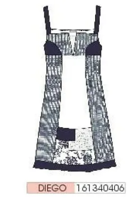 Maloka: Linen Denim Rosette Dress/Tunic