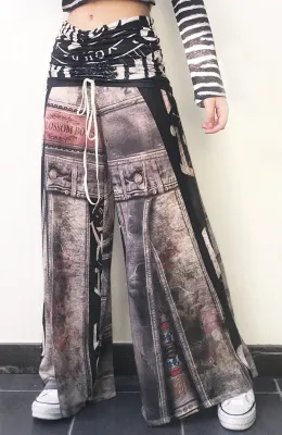 IPNG: Label Longings Tigress Illusion Comfort Drape Pants