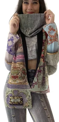 IPNG: Label Longings Tigress Illusion Scarf