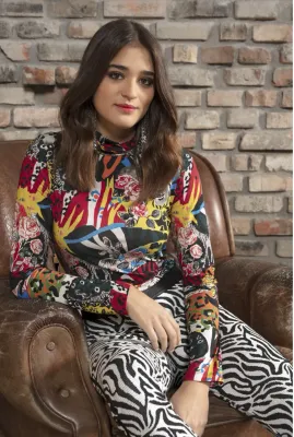 Maloka: Jungle Party Abstract Art Sweater