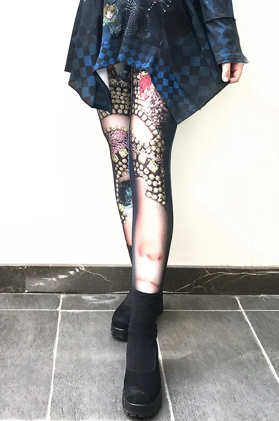 IPNG: Turquarium Jeweled Underwater Illusion Legging