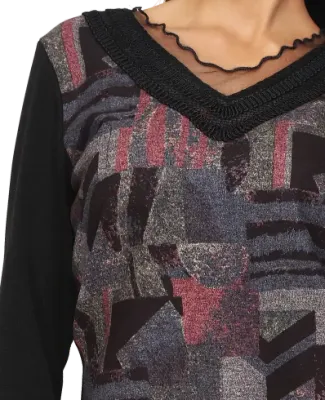 S'Quise Paris: Pink Dust Patchwork Top